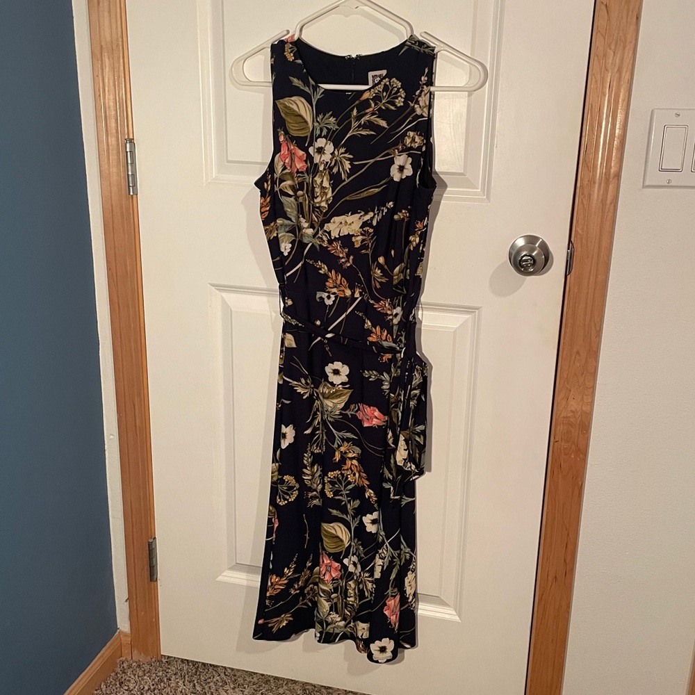 Anne Klein Floral Midi Dress - SIze 8